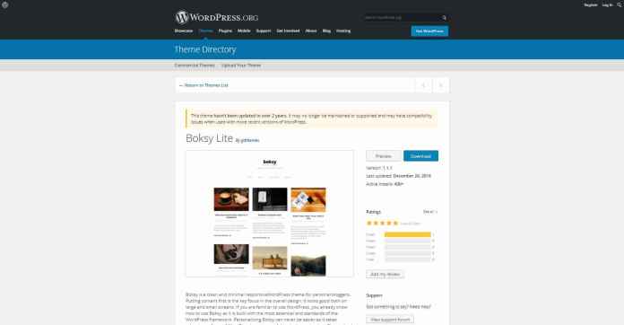 WordPress minimalist blog themes