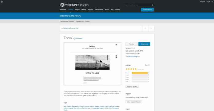 WordPress minimalist blog themes